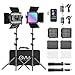 GVM 850D RGB LED Video Lights with 2 Softboxes Stand, 360 ° Full Color Video Lighting Panel with App Control,2 Packs Photography Lighting Kit 40W CRI 97+ for Web Conference, YouTube, Studio, Zoom