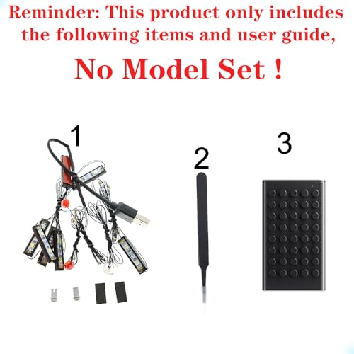 MENZAVA LED Light Set Compatible with LEGO 42125 Ferrari 488 GTE “AF Corse #51” Technic Building Blocks Model - Model Set NOT Included - Image 3