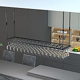 Es adecuado para una variedad de escenas, puede decorar su cocina, bodega o barra para mostrar su vidrio de tallo.El acabado vintage da un acento rústico para su barra de casa, yendo bien con espacios inspirados en los modernos o de granja.