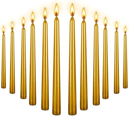 10 Inch Taper Candle, Set of 12,Tapered Candles...
