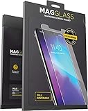 magglass iPhone XR Full Screen Protector (Shatterproof) Case Compatible Tempered Glass Full Adhesive Glue Edge to Edge Coverage Phone Screen Guard (UHD)