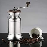 Keramikmahlwerk: Das Keramikmahlwerk ist sicher und geruchlos, hat eine lange Lebensdauer und kaum Abnutzung, erzeugt ein gleichmäßiges Kaffeepulver. Beim Mahlen wird keine zusätzliche Wärme erzeugt, wodurch das Aroma des Kaffees erhalten bleibt.
