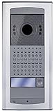 sip video conference 'Ahora en la versión "S" Farfisa ipv11agls IP/LAN SIP vídeo estación de Puerta con 1 Timbre Botón, 4 W, 12 V, Gris Claro