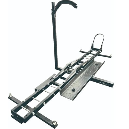 Rampa de carga para motocicleta con soporte de enganche 500 lb miniatura 3