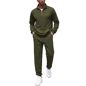 COOFANDY Men’s Tracksuit 2 Pi...