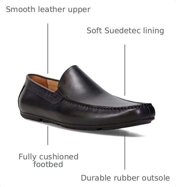 Image of Florsheim Talladega Moc Toe Venetian Driver Slip-On Men's Slip On