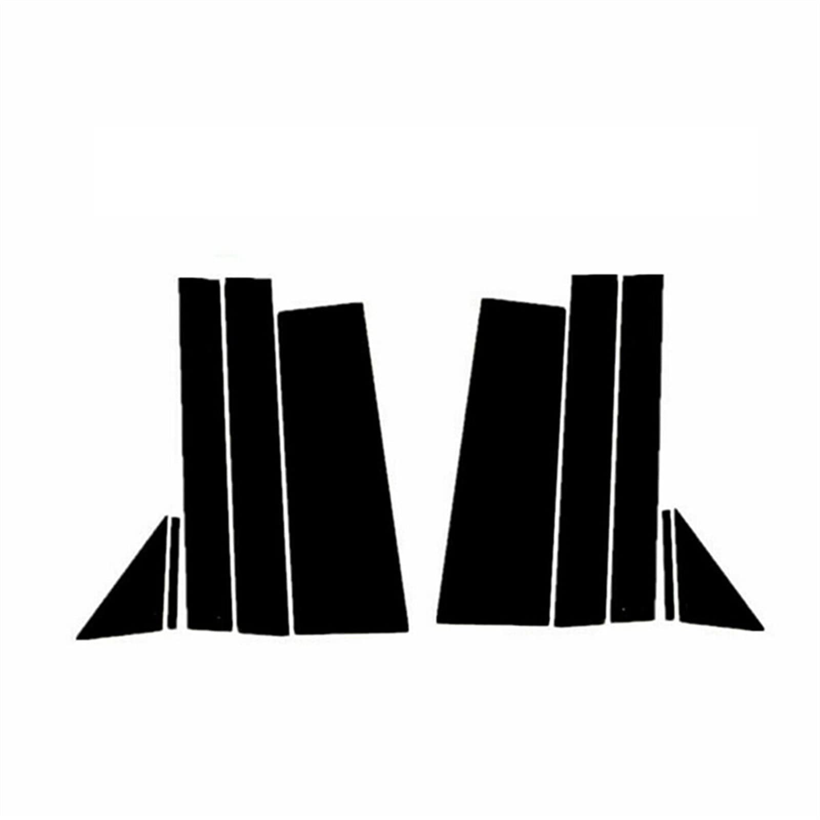 WIXORUCar Window Pillar Posts Cover Trim ABC Column Sticker, for, for DODGE, for Grand Caravan, for, for Chrysler, for Town And Country, Accessories Auto Exterior car window pillar posts sticker