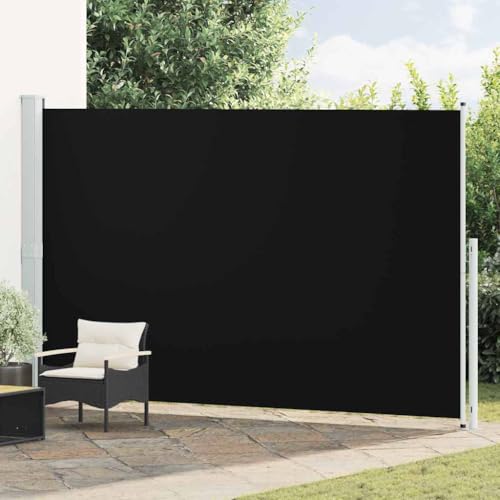 Store latéral extensible pour repas sur terrasse à l'abri du vent
