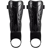 LUMINFLY Kids Soccer Shin Guards with Ankle Protection, Adjustable Eva Padding and Pp Shell, Lightweight Calf Support for Football