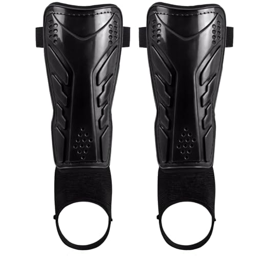 LUMINFLY Kids Soccer Shin Guards with Ankle Protection, Adjustable Eva Padding and Pp Shell, Lightweight Calf Support for Football