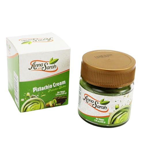 Pistachio Butter Spreadable Cream, 7.75 oz (220 gr) in Glass