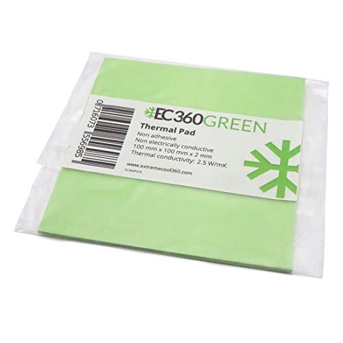 EC360® Green 2,5W/MK Pad Thermique (100 x 100 x 2,0 mm)