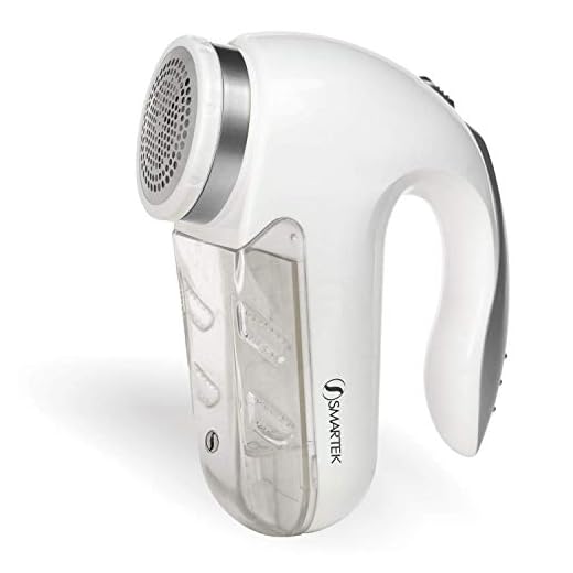 Deluxe Fabric Shaver & Lint Remover by Smartek | Electric Lint Shaver | AC Adapter | 2.5” Shaving Surface