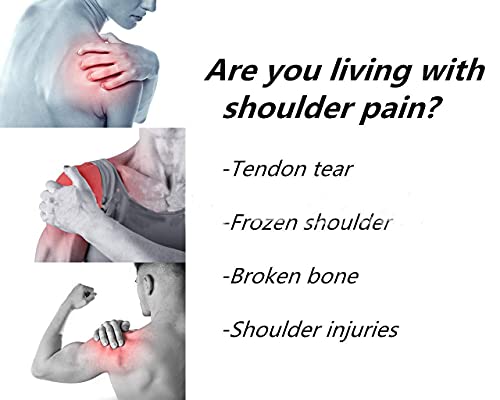 Lxnderment Shoulder Support Stability Brace For Men And Women, Adjustable Orthosis Shoulder Compression Sleeve For Joint Pain Relief, Tendonitis #TOP3