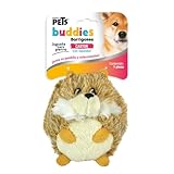 Fancy Pets Juguete para Perros de Peluche Mapache Barrigón Buddies con Squeaker Suave y Resistente