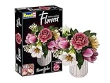 Revell Flower Garden – Blumen aus Holz als ewige Blumenwiese, DIY Blumenstrauß mit Vase und Duftring, Nachhaltige Blumen Deko, Kreative Geschenkidee