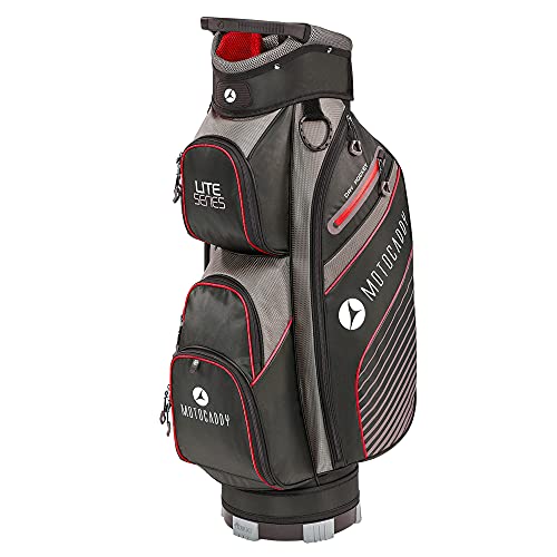 Motocaddy 2020 Lite Series Cartbag - Schwarz/Rot - Einheitsgröße Cover