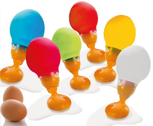 BRANDANI Separatore di tuorlo d'uovo, Polipropilene/Silicone, Multicolore, Taglia Unica