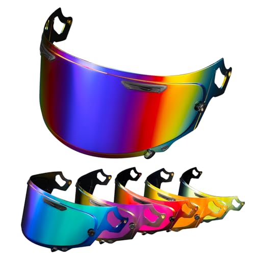 PSLER VAS-V MAX Vision Face Shield Regent X Visor Replacement Motorcycle Helmet Visor for Signet-X Regent-X VAS-V MAX Quantum-X Defiant-X RX7X Dt-X Corsair-X,Deep Gradual Blue