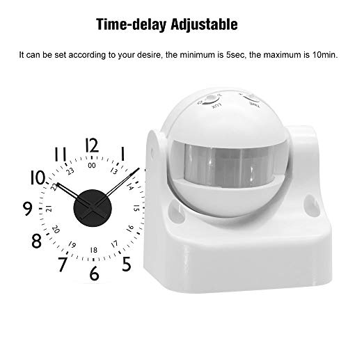 Ajcoflt AC 220 V-240 V 180 Graus Ao Ar Livre IP44 Segurança PIR Infrared Sensor de Movimento Interru