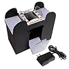 Gse games sports expert upgraded 6 deck automatic card shuffler acdc power battery operated electric shuffler machines for playing cards blackjack texas holdem canasta bridge uno  urban country home decor