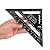 7 inch Rafter Square Aluminum Alloy Double Scale Triangle Ruler Angle Ruler Carpenter Triangle Square Rafter Tool Mensurement Tool for Woodworking and Carpentry