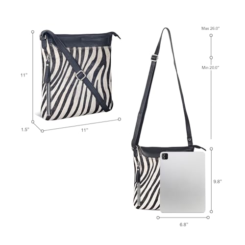 Image of Leather Crossbody Bags for Women - Ladies Sling Handbags - Medium Cross body Purses Handbags - Purses For Women
