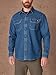 Dickies Mens Men's Flex Denim Long Sleeve Button Down Shirt, Medium Denim Wash, 2X US