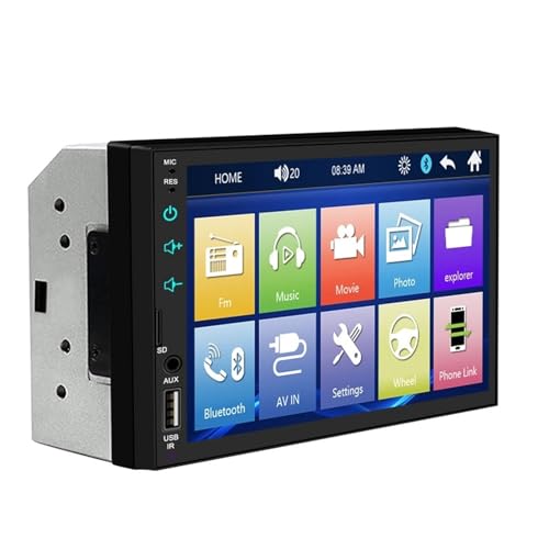 Carplay 2Din 7" Car Radio Ap Carplay Autoradio Stereo Receiver Touch Screen Bluetooth FM SD USB TF HD MP5 Player(Radio)