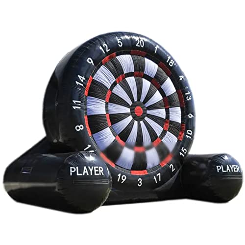Interaktive Aufblasbare Darts Für Den Außenbereich, Fußball-Ziel, Klebeball-Fuß-Darts, Geeignet Für Sportveranstaltungen, Riesige Runde Aufblasbare Fußball-Darts, Ziel/Fußball-Dartscheibe,16Ft