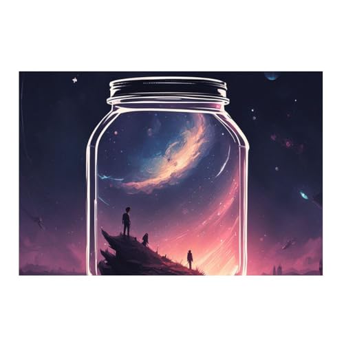 GAEKKO Quadro da parete in vetro acrilico Lo spazio dell'universo su vetro acile senza cornice 150 x 100 cm