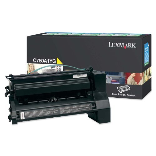 Lexmark toner jaune C780A1YG cartouche laser pour dossiers de bureau