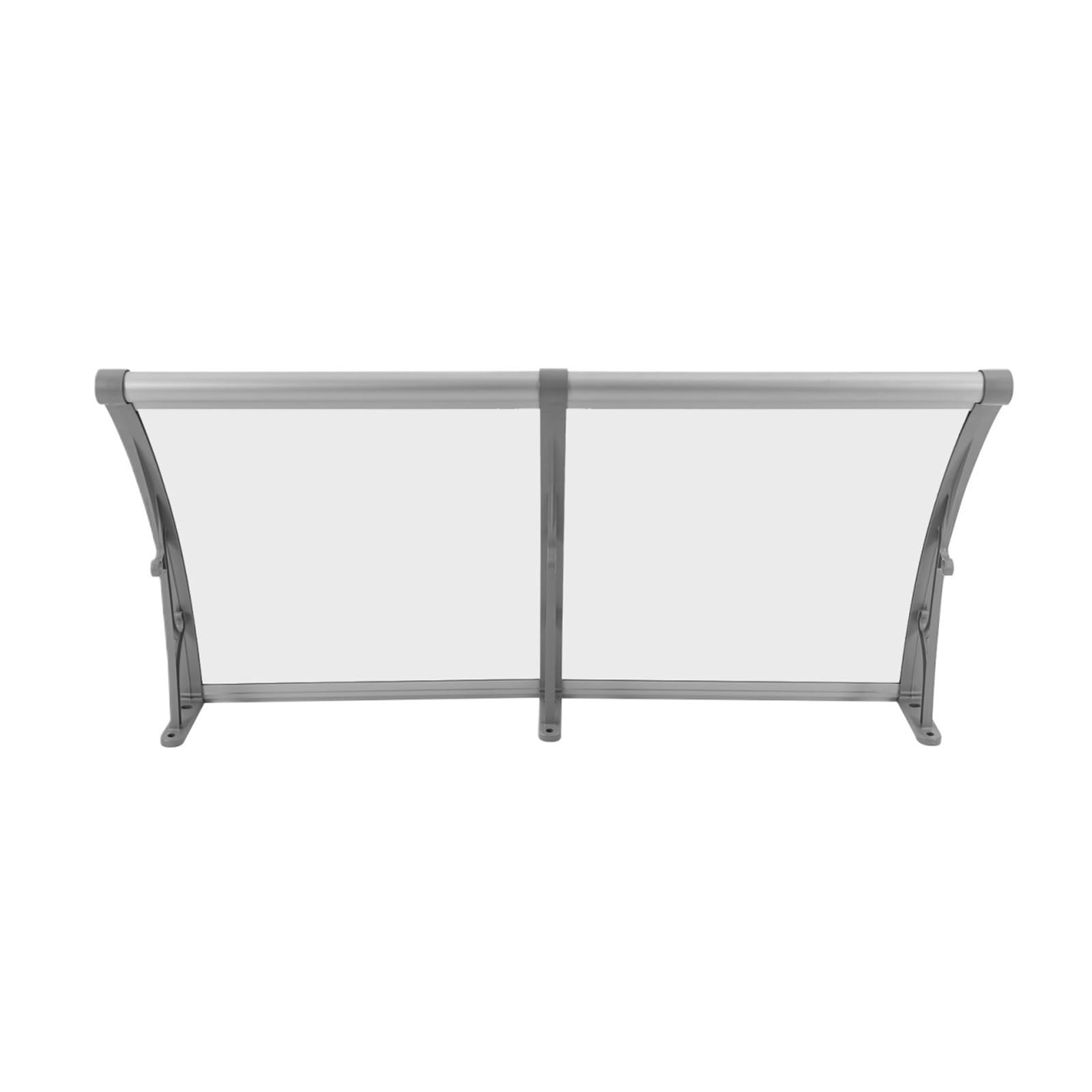 Marquesina de puerta de aluminio tejadillo impermeable exterior para porche