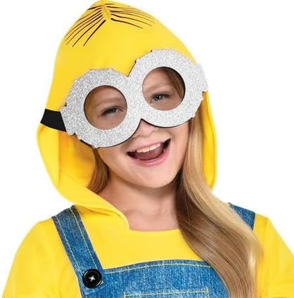 Party City Minion Halloween Costume for Girls, Minions: The Rise of Gru - Includes Romper, Goggles & More - Costumes for Halloween, Birthday Parties & Themed Event - Image 3