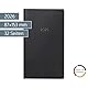BRUNNEN Taschenkalender Mod. 753 2026 | A6, Kunststoff, schwarz