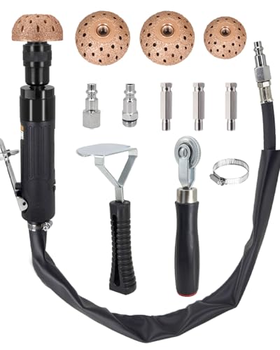 Réparation de pneus auto et VTT simplifiée avec meuleuse pneumatique et tampon tungstène