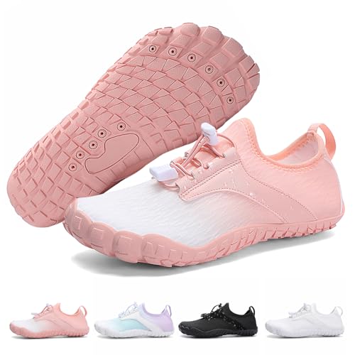 Image of Barefoot Water Shoes for Men Women 2026 Quick Dry Athletic Shoes Non-Slip Wide Toe Aqua Footwear Beach Swim Hiking Kayaking Yoga Outdoor Sport