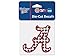 Alabama Crimson Houndstooth Tide Official NCAA 4"x4" Die Cut Car Decal