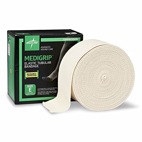 medline medigrip elastic tubular bandages size 3534 x 3734 for legs or small thighs