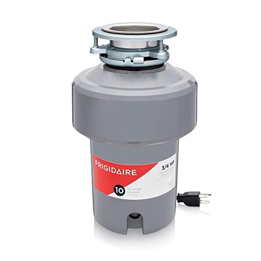 Frigidaire 3/4 HP Corded Garbage Disposal for Kitchen Sinks | FF75DISPC1