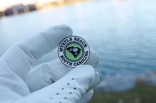 South Carolina Myrtle Beach Golf Ball Marker & Hat Clip