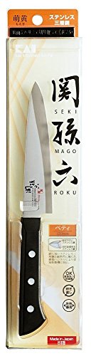 Image of Kai Moegi Stainless Steel Petty Knife, 1-Piece, Black & Silver