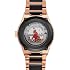 Bulova Latin Grammy Modern Millenia Automatic Two-Tone Stainless Steel Watch,Open Heartbeat Aperture,Exhibition Case Back,Black Dial, (Model:98A236)