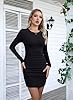 Valiamcep Women Sexy Casual Ribbed Short Mini Dres... #2