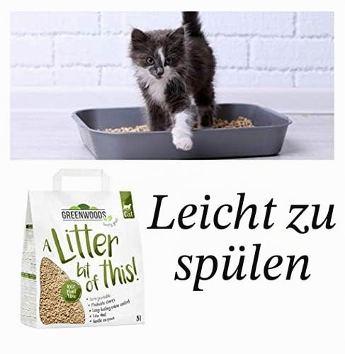 Greenwoods Katzenstreu, natürlich, 3 x 8 l