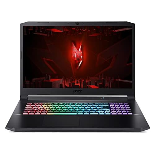 Acer Nitro 5 (AN517-54-90M0) Gaming Laptop | 17, 3 FHD 144Hz Display | Intel Core i9-11900H | 16 GB RAM | 1 TB SSD | NVIDIA GeForce RTX 3060 | Windows 11 | QWERTZ Tastatur | schwarzrot