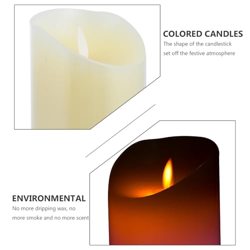 Lámparas de vela LED con pilas y velas electrónicas sin llama 5