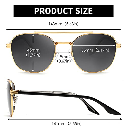 Image of JIM HALO Retro Square Aviator Sunglasses Premium Glass Lens Flat Metal Eyewear Men Women