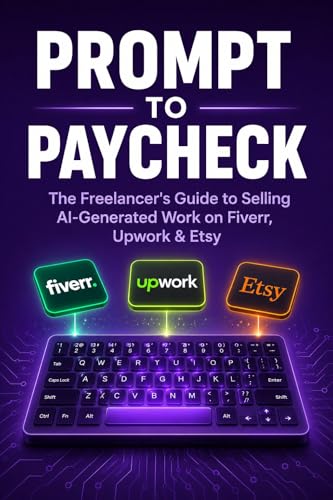 Prompt to Paycheck: The Freelancer's Guide to Selling AI-Generated Work on Fiverr, Upwork & Etsy