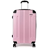 DIMENSIONI (COMPRESA LA RUOTA) --- Valigia da 24 pollici-Altezza: 65 cm, Lunghezza: 42 cm, Larghezza: 26 cm (25.6